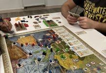 Great Western Trail Argentina, Woodcraft, D&D5 Adventurers League, Concordia Venus, Sekigahara, Gloomhaven Les Mâchoires du Lion, Pax Pamir, Barrage, Dune Imperium et Terraforming Mars