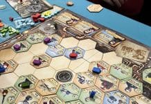 Disney Villainous, Nephilim, Confluence Sidérale, Terraforming Mars, DCC, The Loop, Caylus 1303, Blood Rage, A Day of Infamy, Agricola, Marvel Champions et Age of Inventors