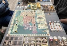 Dungeon Lords, Mausritter, Carnegie, Marvel Champions, Art Moderne, Râ, Nephilim, IKI, Encyclopedia, Versailles 1919, Terraforming Mars, HEAT et En Garde